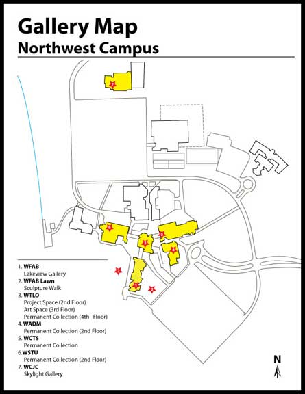 Gallery Map for Northwest Campus