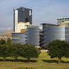 The future Trinity River Campus as seen from the river. Click for details