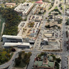Aerial view of construction work on TREC. Click for details