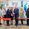 A ribbon cutting ceremony. Click for details