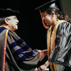 Dr. de la Garza at commencement. Click for details