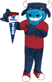 Toro holding a TCC Trailblazer pennet