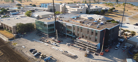 Building under construction at TCC Northwest