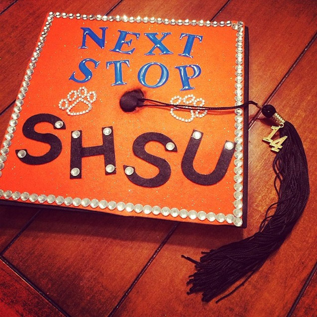 decorated graduation cap