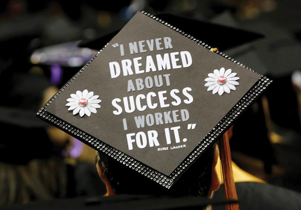 decorated graduation cap