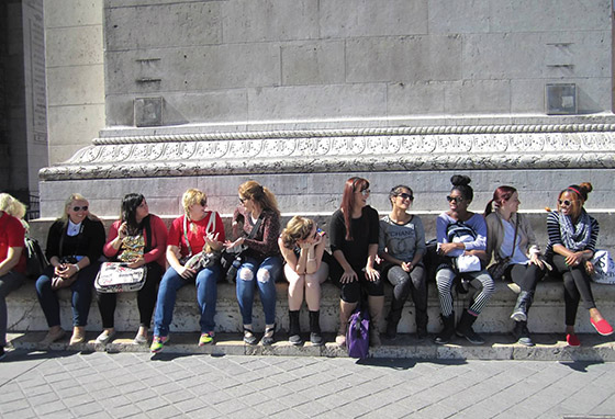 The Northwest Dance club sits at the bottom of a monument