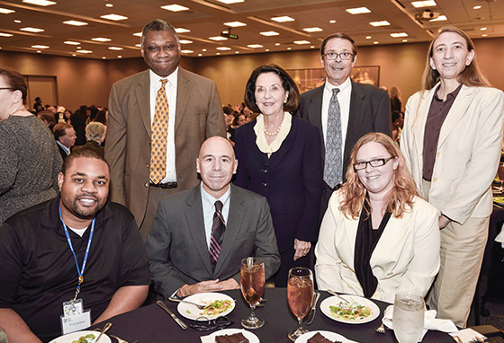 Various people at the Scholarship Recognition Dinner