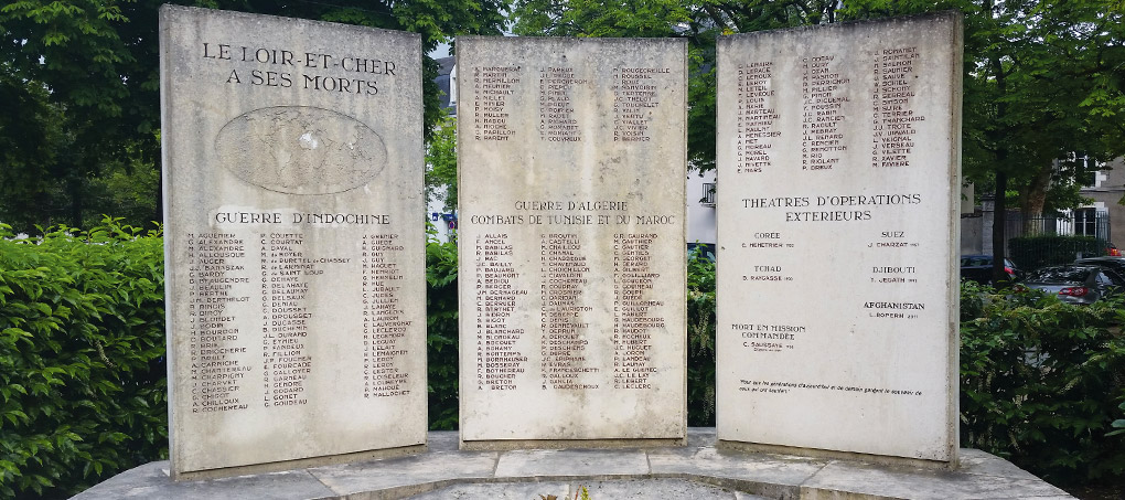 A moving memorial monument stands in silent witness