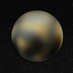 Pluto planetary image