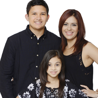 Brenda Luna and family