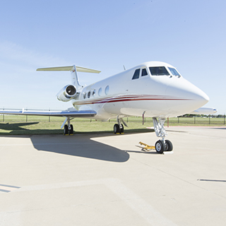 Airplane on runway